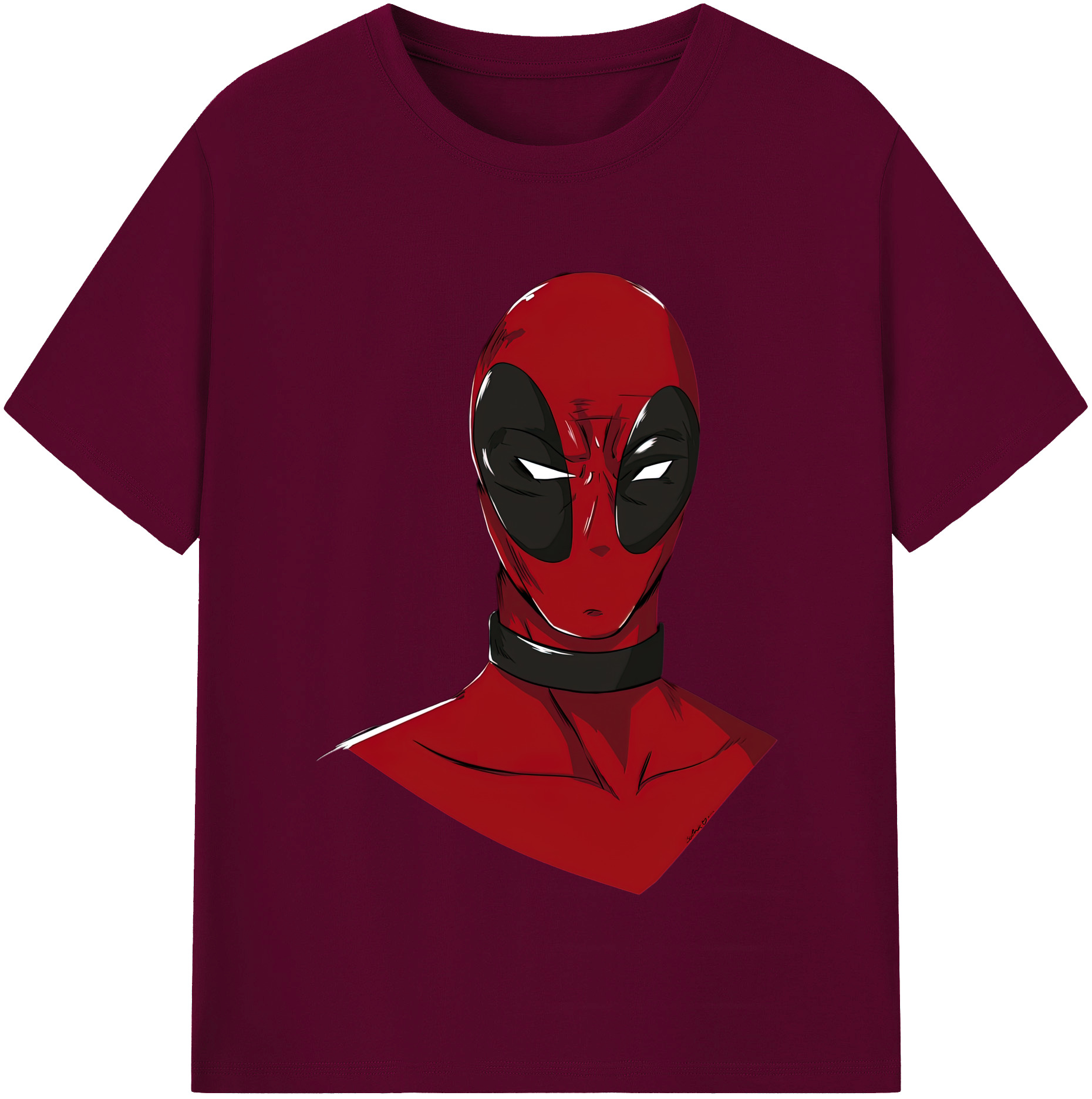 （画像用） Deadpool デッドプール レディースカジュアルプリントTシャツ（綿100％）